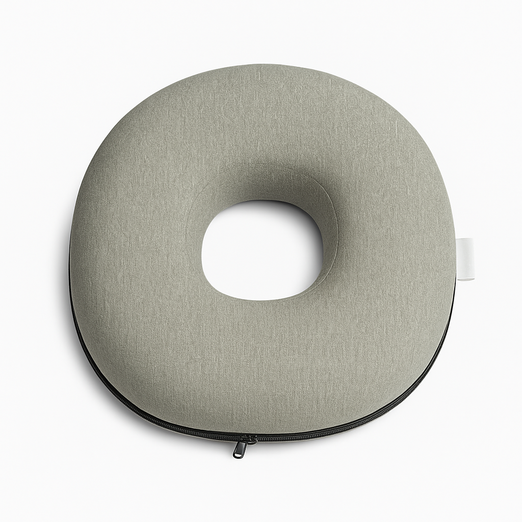 Cuscino a Ciambella in Memory Duro ORTHOVERSE | Sollievo e Recupero Post-Parto